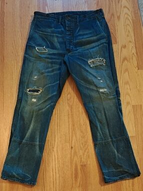 RRL Distressed Trousers